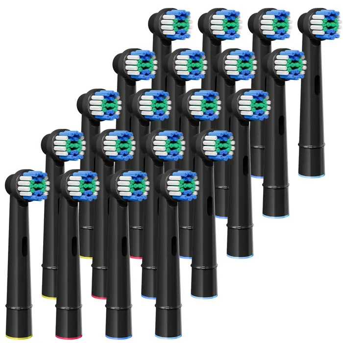 Têtes de brosse à dents de rechange pour brosse à dents Oral B, nettoyage de précision, buses noires