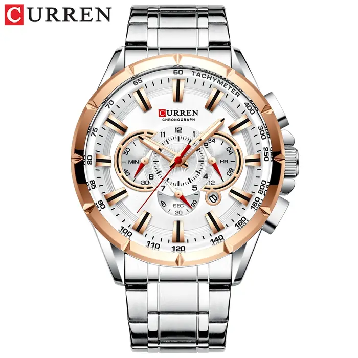Relogio Masculino CURREN hommes d'affaires montre de luxe marque en acier inoxydable montre-bracelet