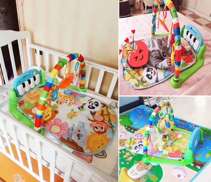 Tapis de jeu musical pour bébé gymnastique puzzle clavier piano ramper jouet occasion naissance baptême développement motorique coordination sensuelle