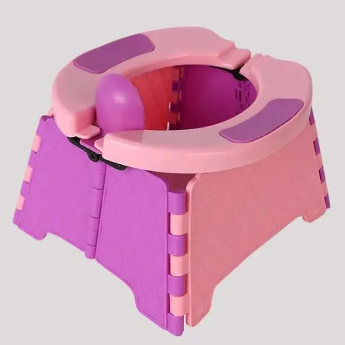 Nouveau Petite toilette de voiture portable pliable de voyage en plein air pour enfants