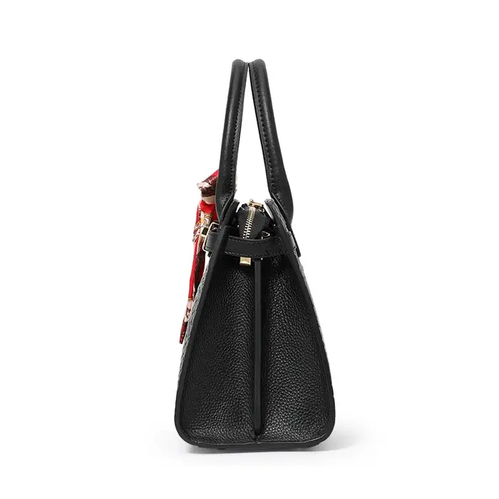 Sac en cuir, sac à main pour femmes, sac à bandoulière en peau de vache, nouveau style 2024, léger e