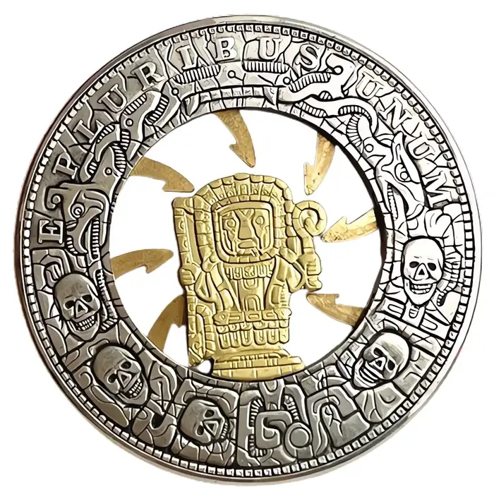 Mécanisme mobile pièce Hobo Nickel 'pièce de serrage' Morgan Dollar romain booze pièce magique cadea