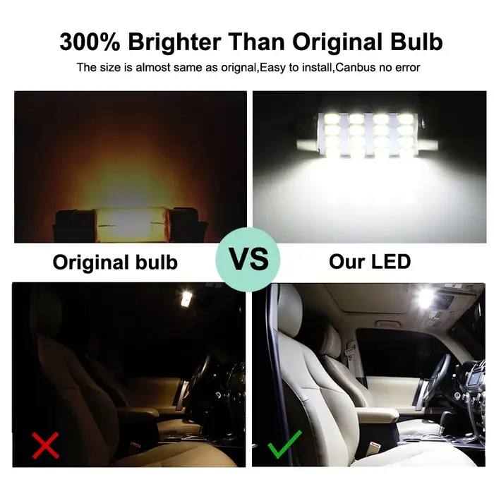 Kit d'ampoules d'intérieur LED pour Mazda CX-5 CX5 2011 – 2017 2018 2019 2020 2021, 11 pièces, lampe