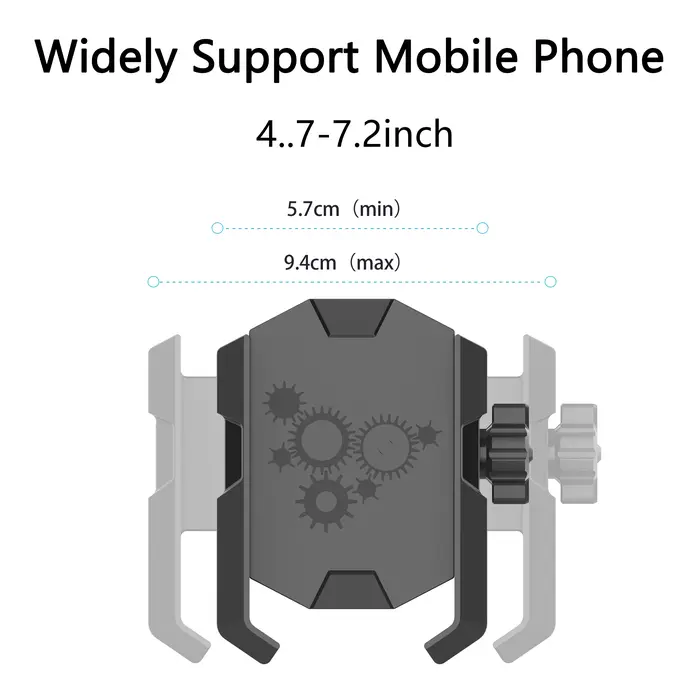 Support de téléphone avec Super pince pour tapis roulant vélo guidon poussette chariot de golf pot support de musique occasionnels spéciaux