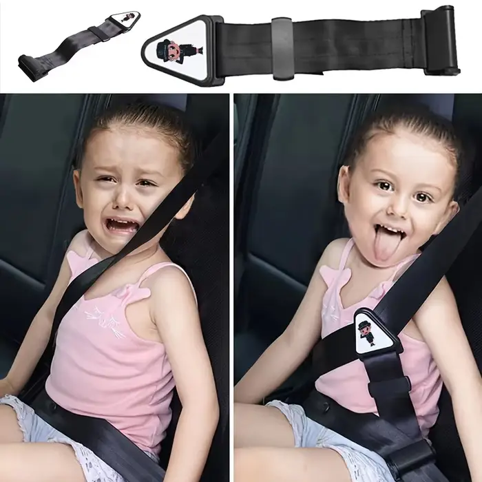 Ceinture de sécurité pour enfant en voiture sûre et confortable empêchant le mouvement anti-étranglement du cou pour trajets quotidiens et voyages familiaux