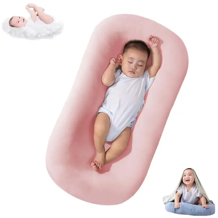 Lit pliable pour bébé en coton respirant motif animalier sécurité vomissements sommeil confort portable occasions spéciales