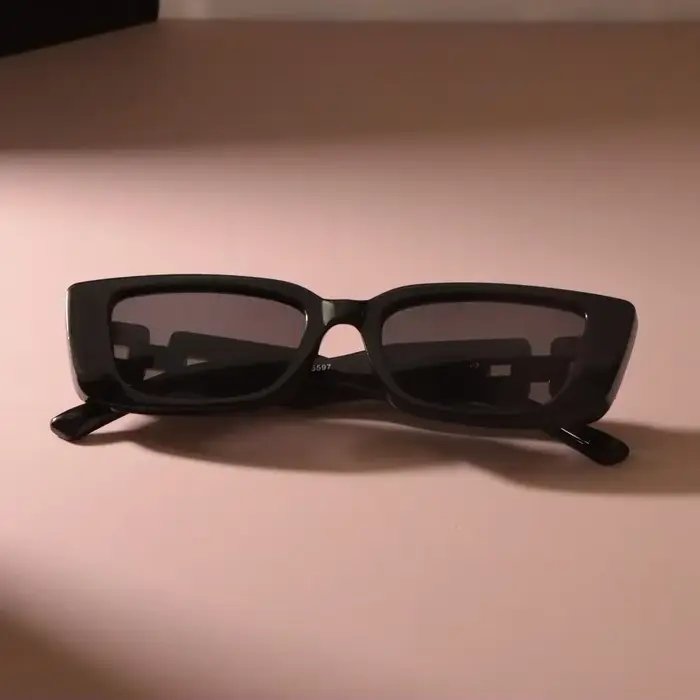 Lunettes de soleil carrées classiques pour hommes et femmes, lunettes de soleil miroir à petit cadre