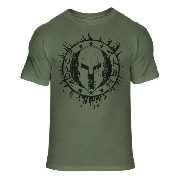 T-shirt col rond confortable et respirant pour hommes, motif imprimé Spartan Warrior, adapté aux vêt