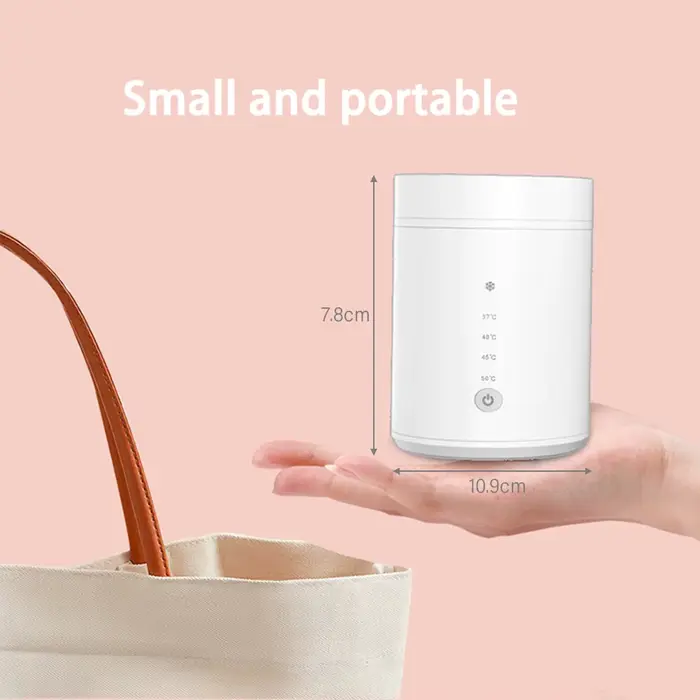 Chauffe-biberon sans fil N1, chauffe-lait portable rechargeable par USB + stérilisateur, ensemble de