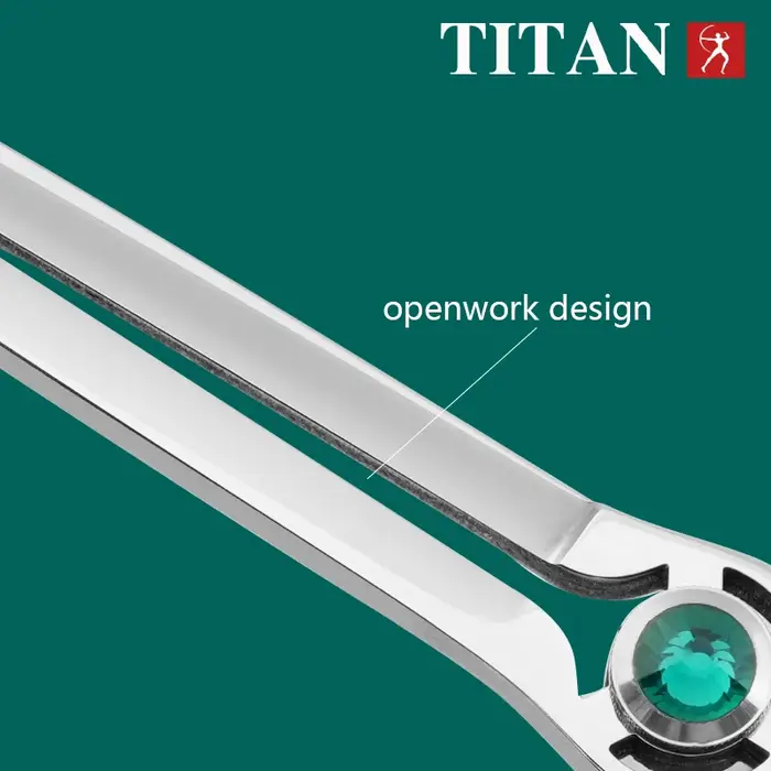 TITAN 7.0 7.5 pouces ciseaux de toilettage professionnels outils pour animaux de compagnie machine d