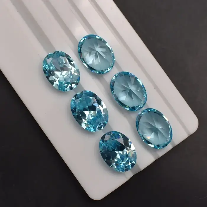 Aigue-marine légère minée naturelle non chauffée, 12,50 Cts, 12x16mm, coupe ovale AAAA +, gemme ampl