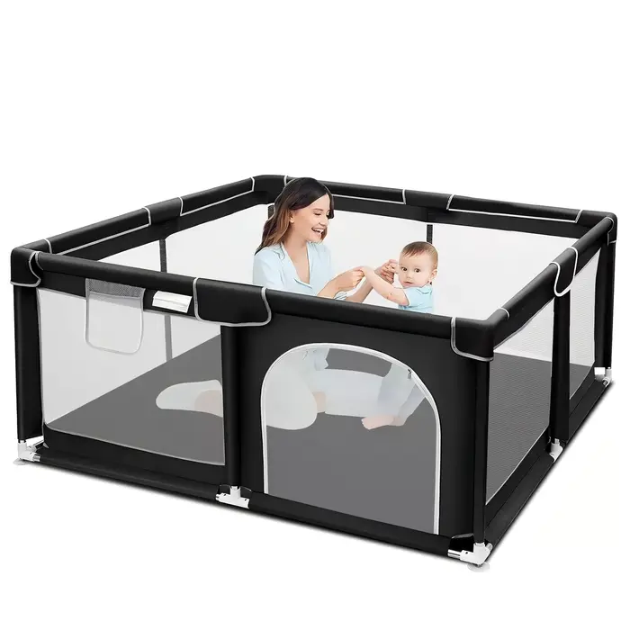 Parc pour bébé, parc de jeu extra large pour une utilisation en intérieur et en extérieur, 360 °   A