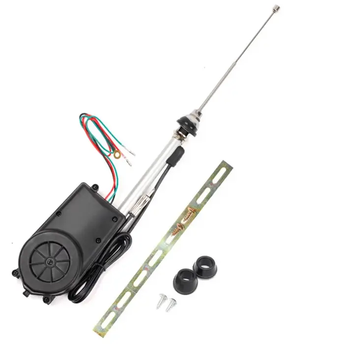 Nouvelle antenne électrique de voiture radio booster de voiture kit d'antenne d'alimentation signal 