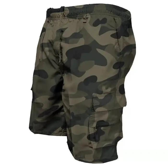 Short cargo militaire pour homme, pantalon de survêtement multi-poches, pantalon de randonnée, joggi