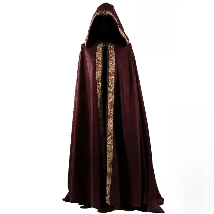 Cape à capuche gothique Vintage pour hommes et femmes, manteau d'halloween, Vampire, diable, magicie
