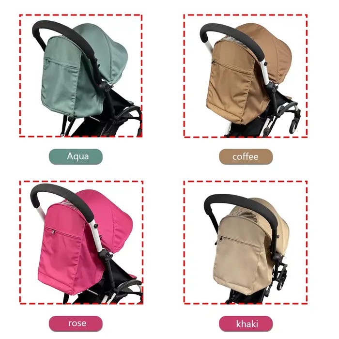 Housse de siège avec dossel, accessoires de poussette, coussin de siège Compatible avec Babyzen YOYO