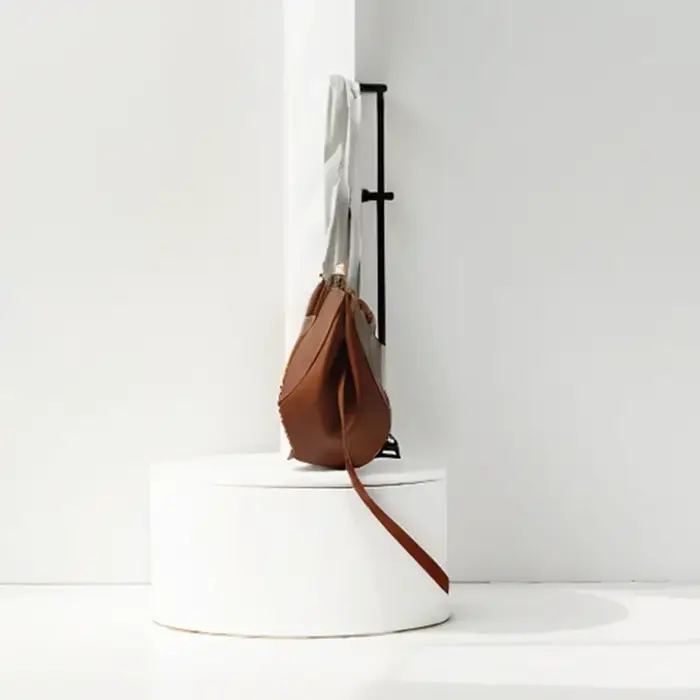 Sac à main grande capacité Style classique élégant Vintage sac à bandoulière forme seau sous accoudo