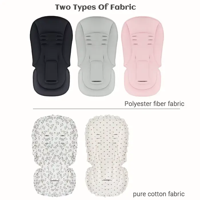 Coussins de siège de poussette pour bébé, chauds, en coton épais, pour enfant, universels, quatre sa
