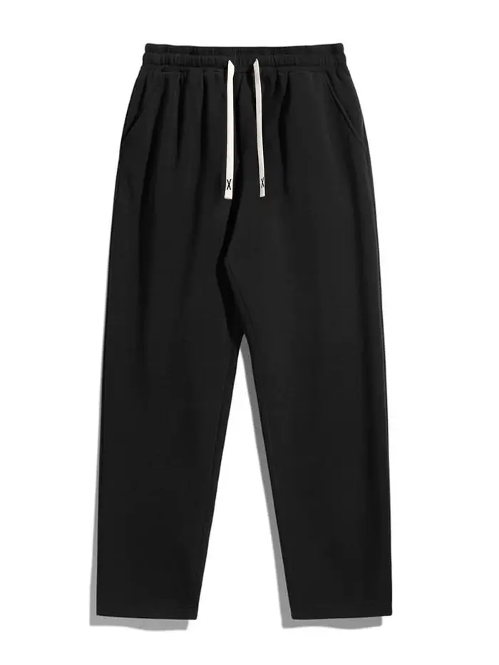 Pantalon de sport décontracté pour homme, 5 pièces, coupe droite, tissu confortable, idéal pour les 
