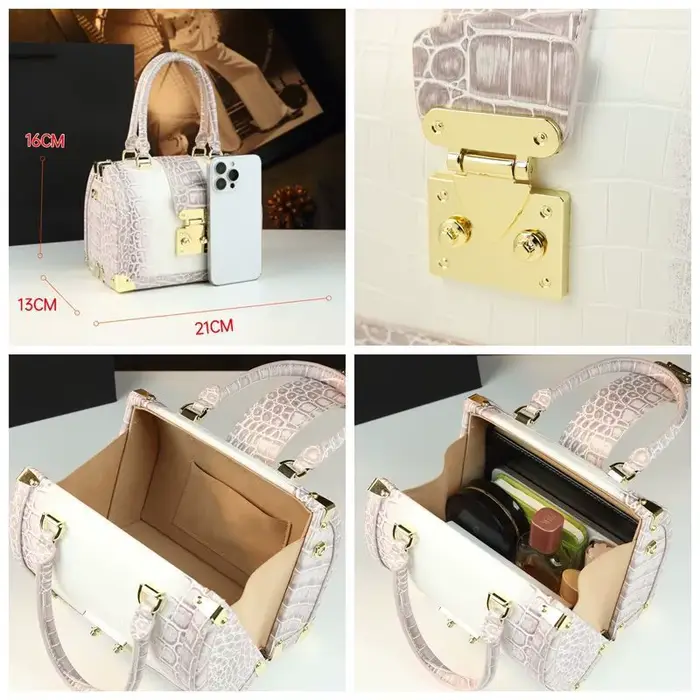 Sac à langer vintage élégant pour femmes, sac bandoulière de luxe, sac fourre-tout minimaliste de cr