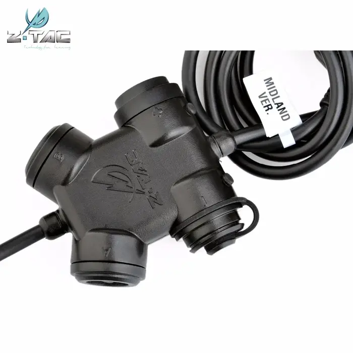 Z-TAC DulMédiateur set Ptt Double Bouton Canal Unique MendMotorola Walperforé talperforé Accessoires