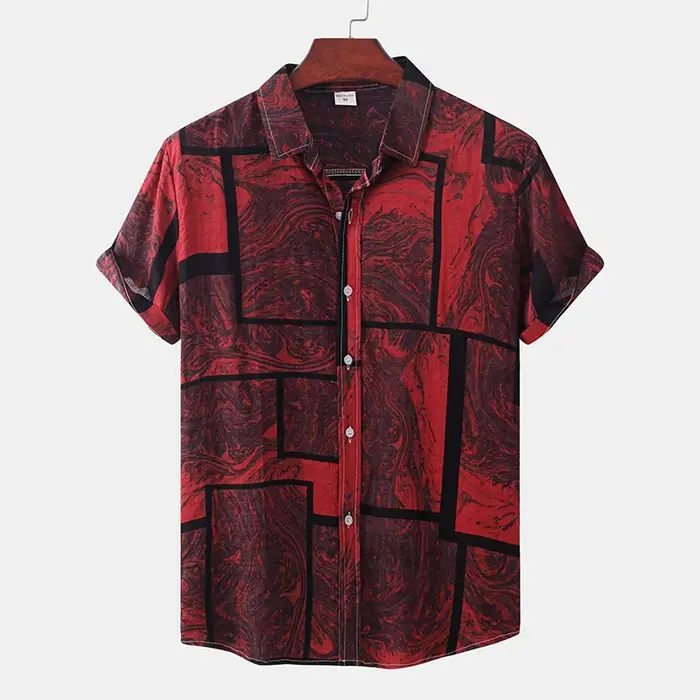 Chemise hawaïenne à manches courtes pour hommes, mode décontractée, Style plage sociale, surdimensio