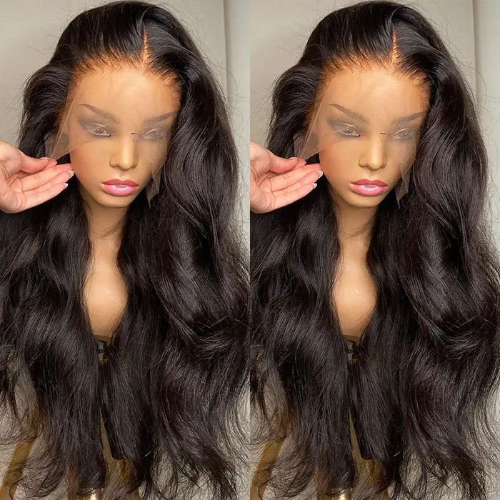 Perruque Lace Front Wig Body Wave 360 Naturelle, Cheveux Humains, 13x4, 13x6, HD, Closure 5x5, 30 32