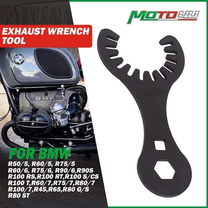 Clé d'échappement pour BMW Airhead Boxer R80 R100 /5 /6 /7 R45 R65, outil de revêtement en poudre no