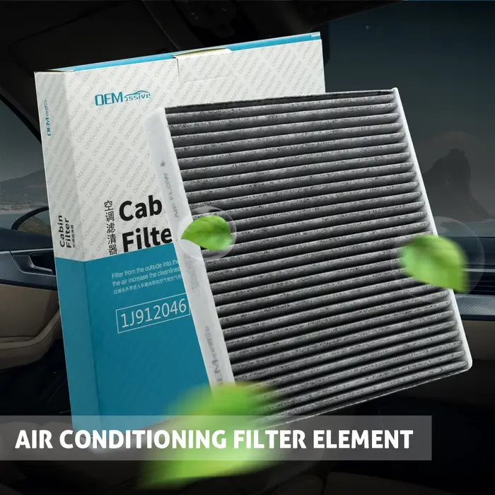 Filtre à air d'habitacle à pollen de voiture charbon actif 5Q 0819653   5Q 0819669   Pour Audi A3 TT