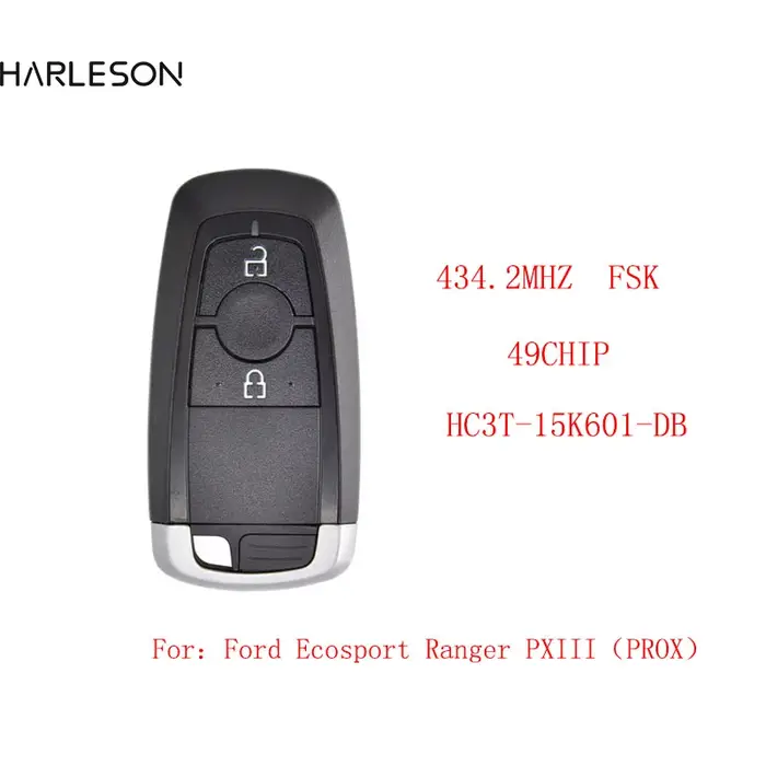 HC3T-15K601-DB FSK 2 boutons Smart Keyless entrée clé de voiture 433MHz pour 2017 2018 2019 2020 For
