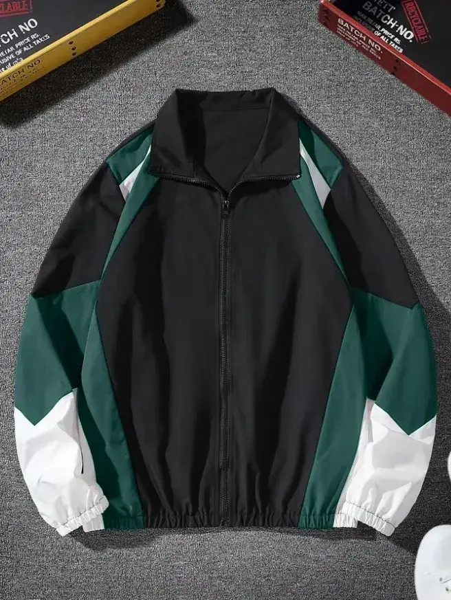 Veste colorée pour hommes, légère, décontractée, voyage, coupe-vent et résistante à l'usure, tissu d