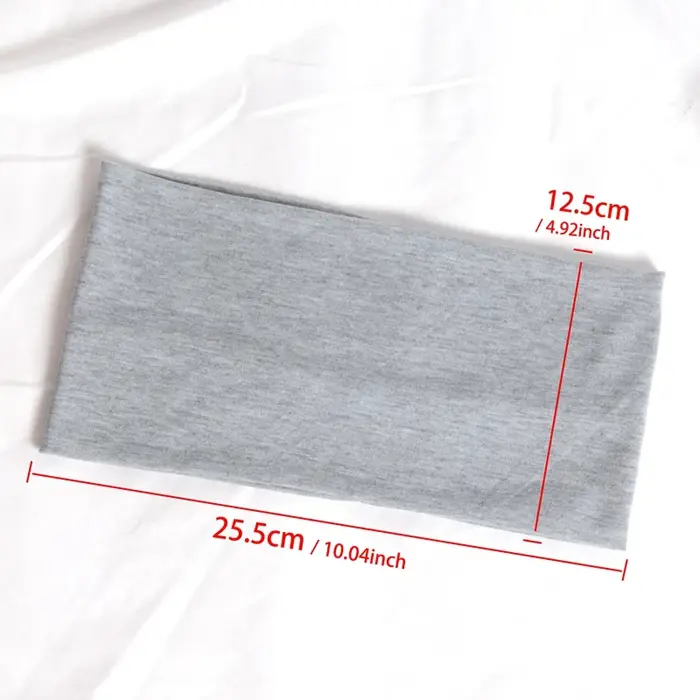 1PC large bandeau sport cyclisme lavage visage bandeaux doux Yoga tricoté bandeau pour femmes fille 