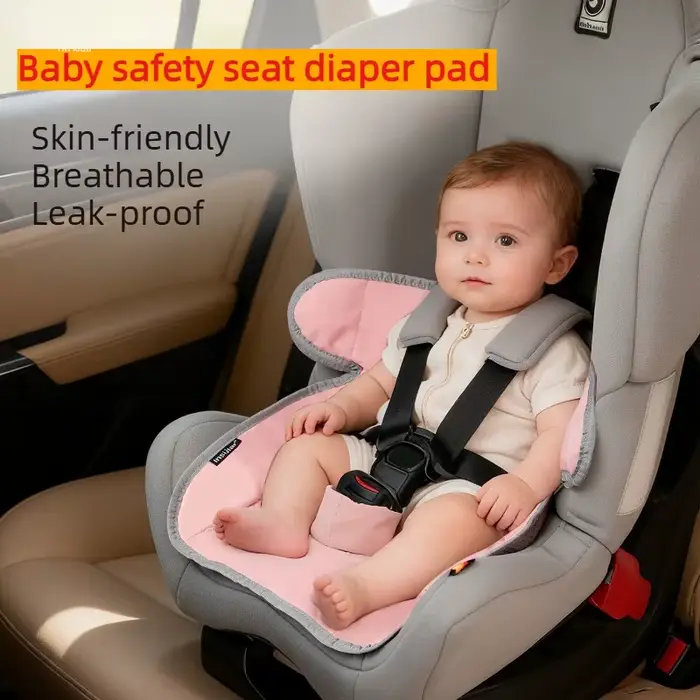 Coussin de protection pour sièges auto enfant antidérapant facile à transporter pour poussettes et sièges auto bébé confortable et sécuritaire