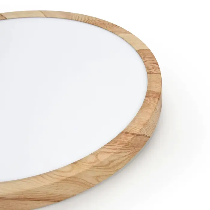LVL LED plafonnier Grain de bois et blanc 3 en 1 couleurs d'éclairage éclairage domestique cuisine c