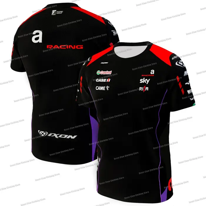 T-shirt de course Marco Bezzecchi 72 pour hommes, Martin 89, à séchage rapide, à manches courtes, sp