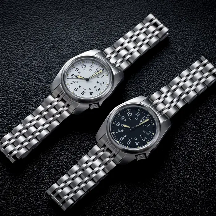Saphir cristal hommes montres japon mouvement étanche 5Bar natation luxe affaires en acier inoxydabl