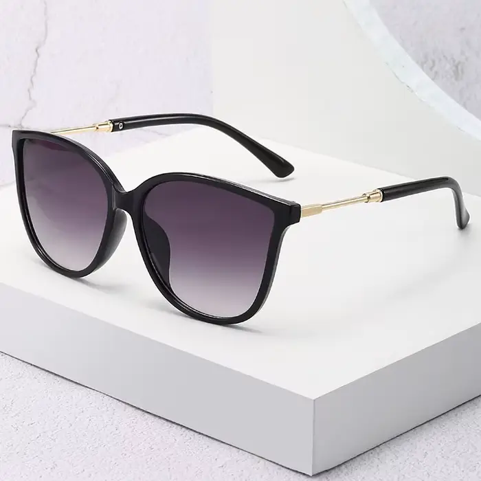 Lunettes de soleil œil de chat vintage pour femmes, lunettes de soleil miroir rétro, lunettes de con