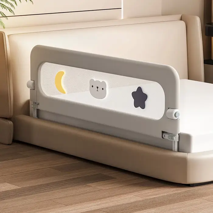 Clôture de berceau anti-chute pour lit bébé avec déflecteur côté pratique voyage pliant pour jeunes enfants sécurité chambre bébé occassions spéciales