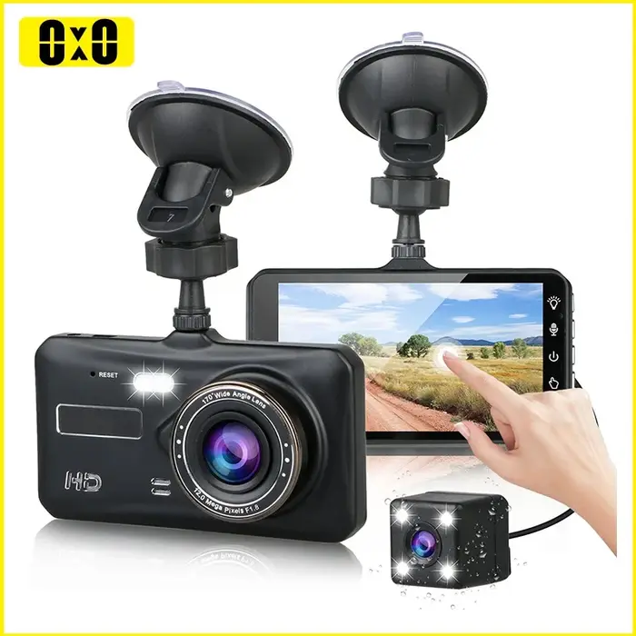 Dash Cam Caméra de tableau de bord avant et arrière