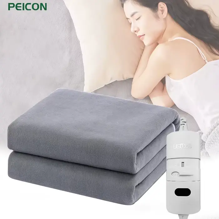 Couverture chauffante électrique avec thermostat automatique matelassage confortable tapis métropolitain coussin en polymère pour nuits froides détente et relaxation quotidienne