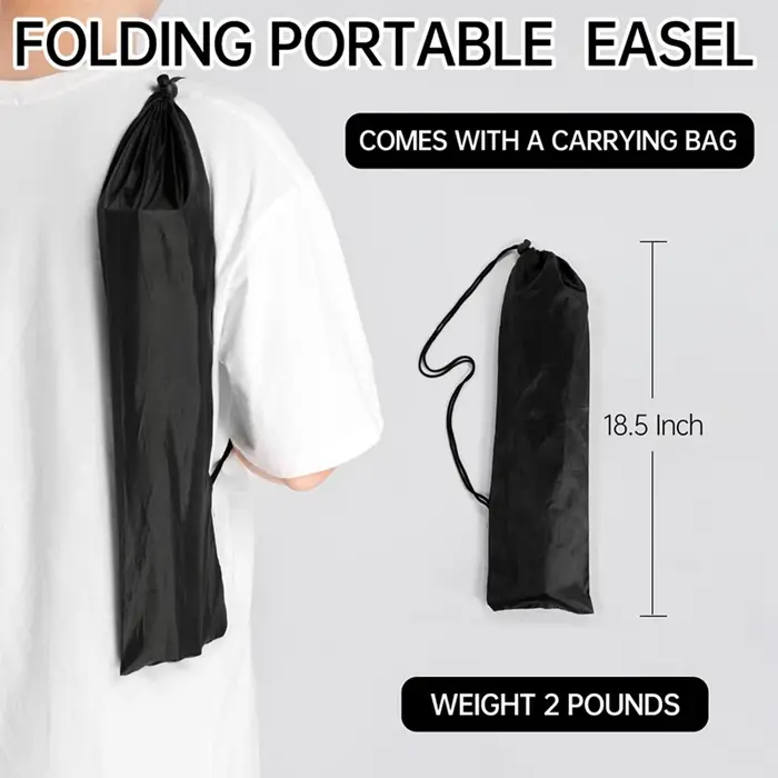 Latif el Stand-Affiche portable pliable en métal blanc pour affichage, panneau de mariage, porte-aff