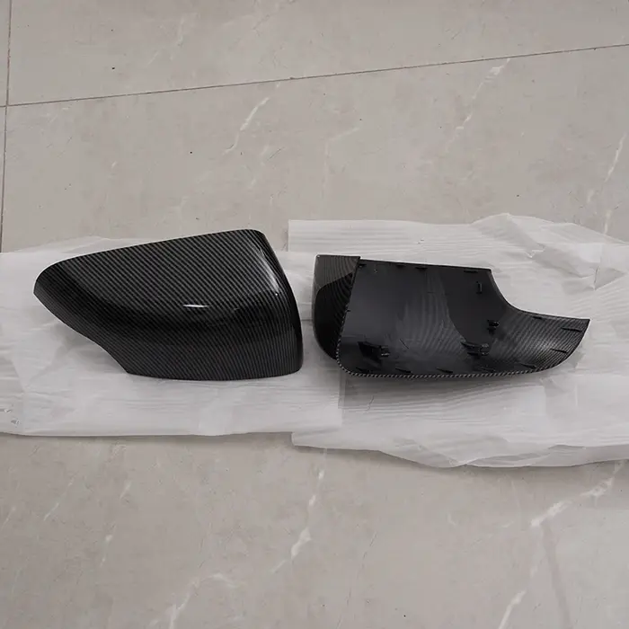 Couvercle de rétroviseur à clipser pour Ford Ranger 2015-2022, boîtier de rétroviseur, noir carbone,
