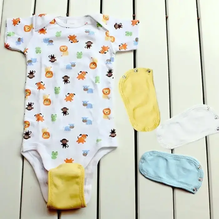 Ensemble de 4 pièces barboteuse pour bébé body combinaison douce avec tissu d'extension hypoallergénique pour nouveau-nés et nourrissons occasions spéciales
