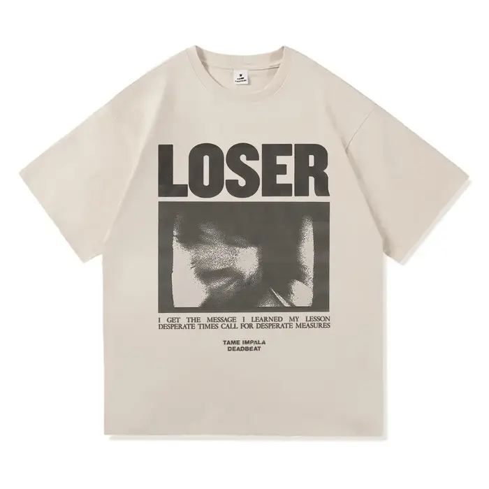T-shirt graphique Tame Impala Loser, Merch Deadbeat Album 2025, T-shirt unisexe en coton premium sty