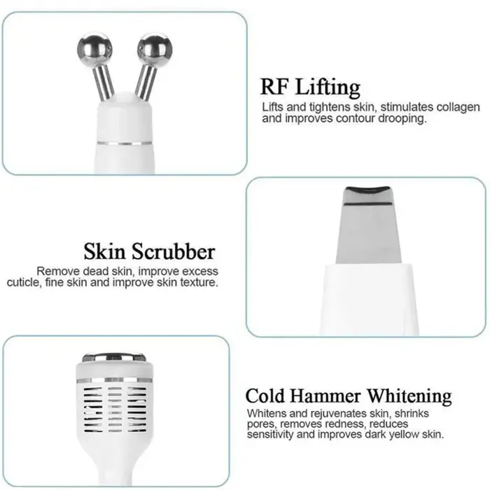 AOKO 6/7 en 1 Dermabrasion Peel Spa Machine faciale rajeunissement de la peau Hydro Dermabrasion Aqu