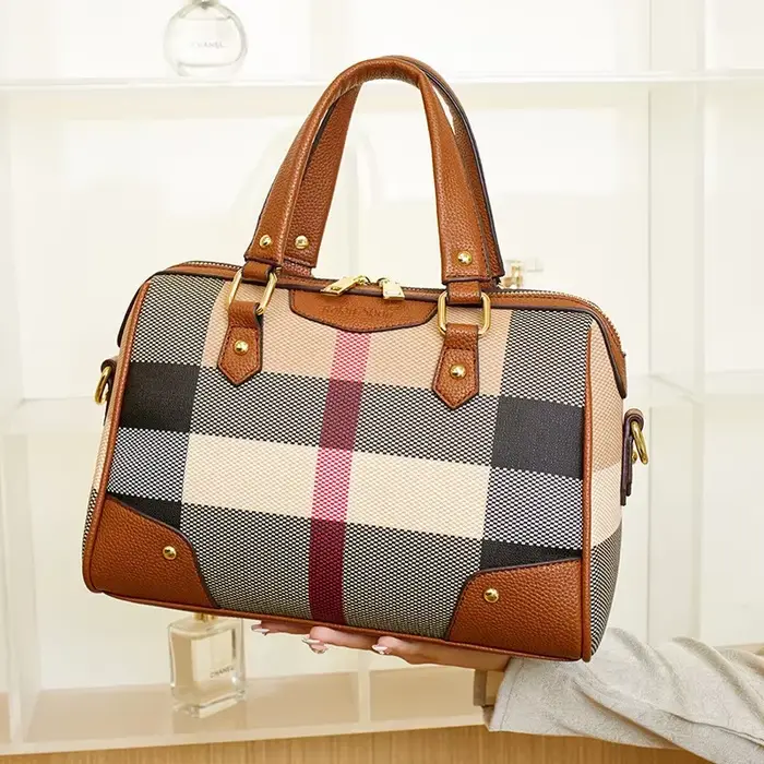 Sac à langer en cuir haut de gamme pour femmes, style classique, design parisien, décontracté, simpl