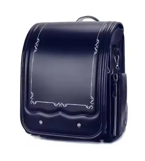École Randoseru sac à dos pour filles sac d'école japonais pour garçons japon PU cuir école Bookbag 