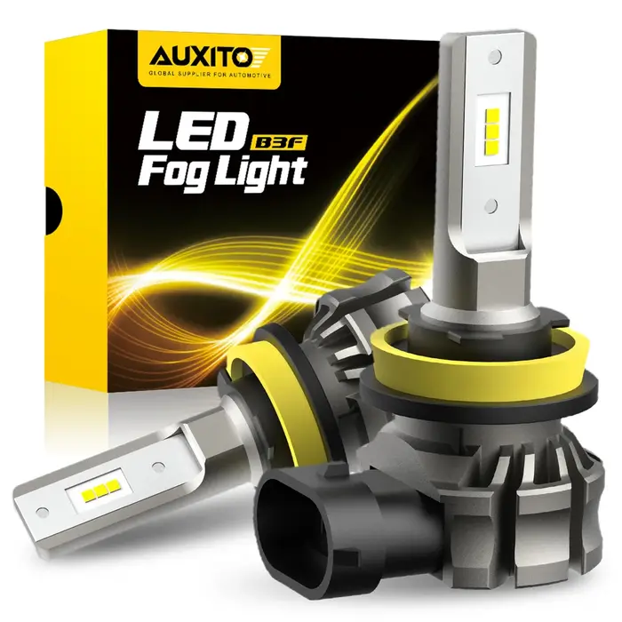 AUXITO 2 pièces feu antibrouillard de voiture H11 H8 LED Canbus sans erreur H10 H16(JP) H27 880 LED 