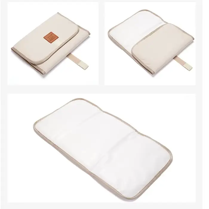 Tapis à langer Portable pliable et lavable pour bébé, Compact, pour voyage, imperméable, pour change
