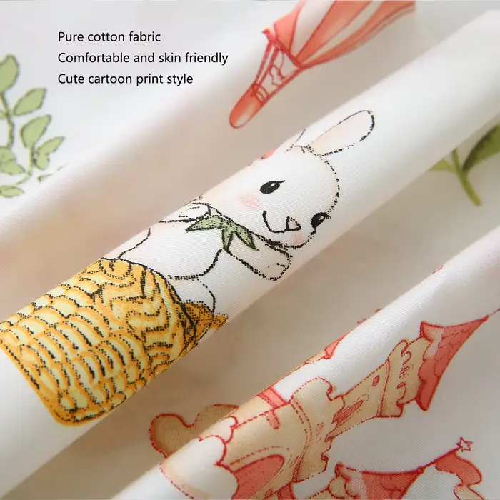 Rail de protection pour berceau bébé rembourré avec imprimé dessin animé longueur ajustable pour chambre sécurisée et décorative occasions spéciales